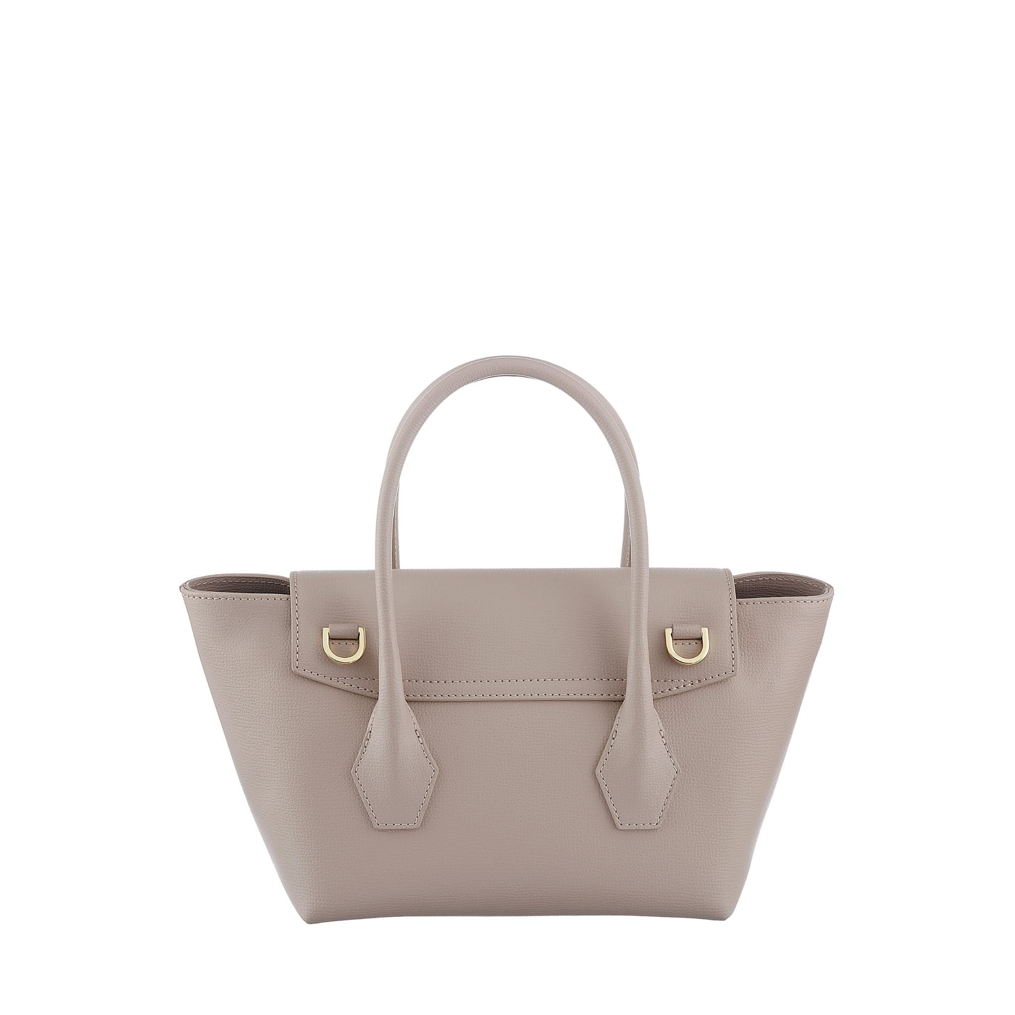 AMELI Zurich | IDA SMALL | Nude | Collina' Pebbled Leather | Back