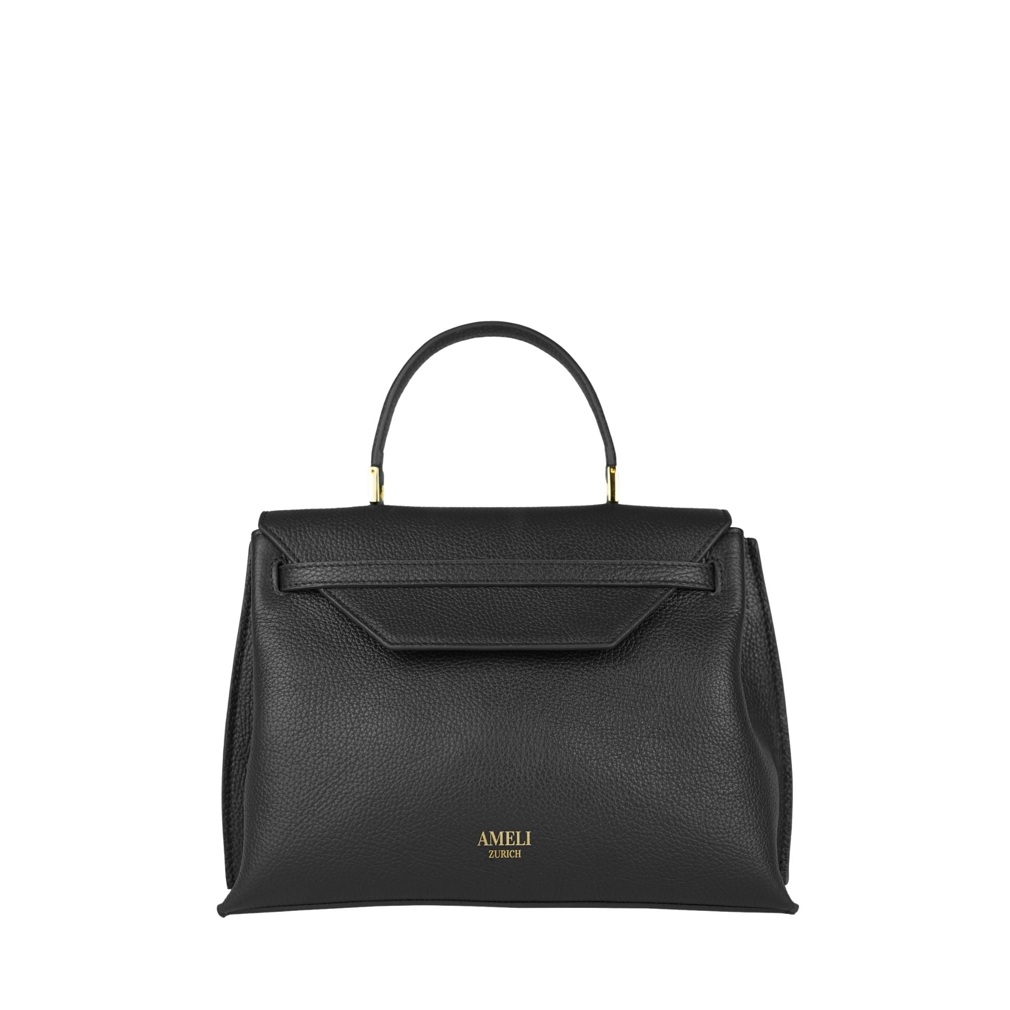 AMELI Zurich | VIADUKT | Black | Soft Grain Leather | Front