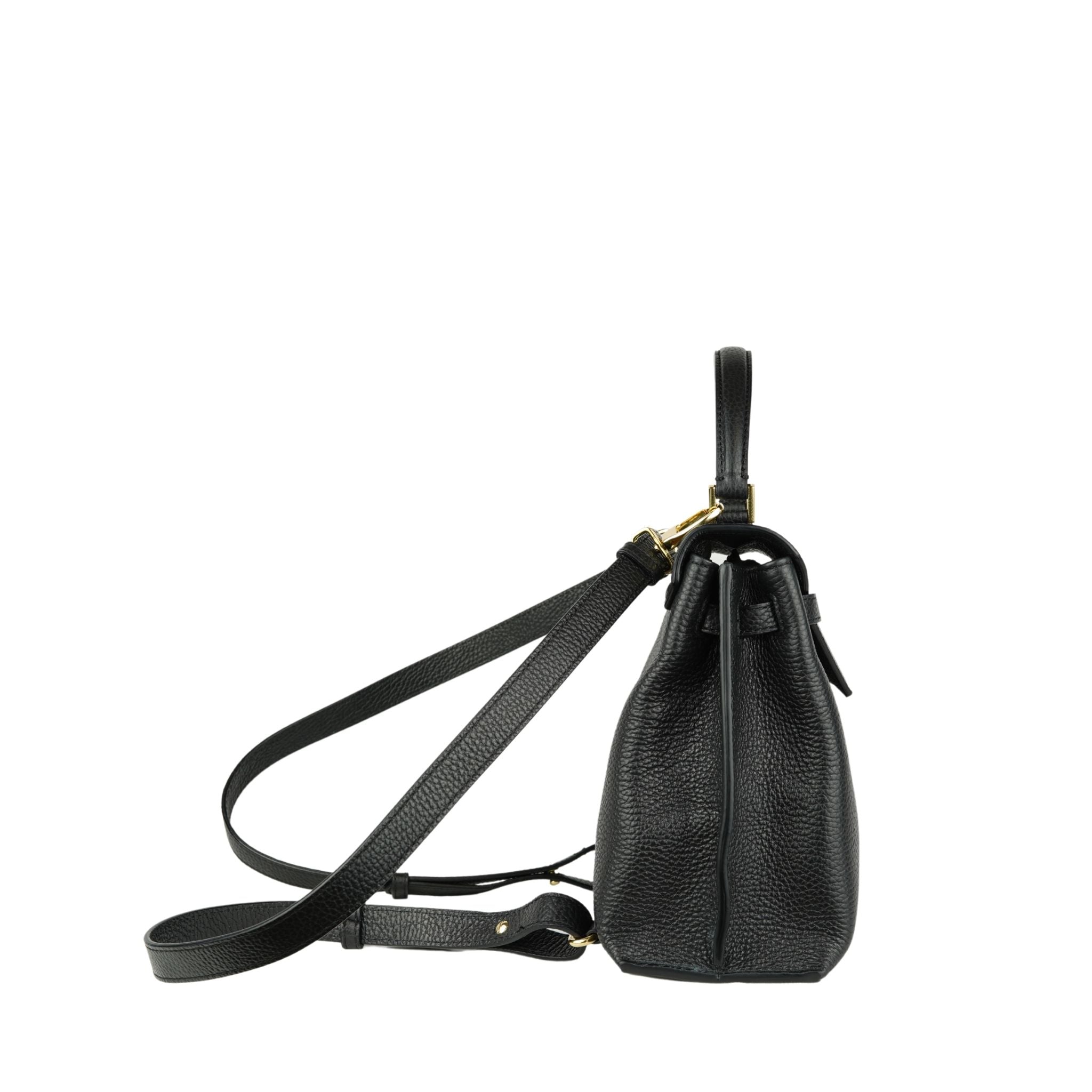 AMELI Zurich | VIADUKT | Black | Soft Grain Leather | Side