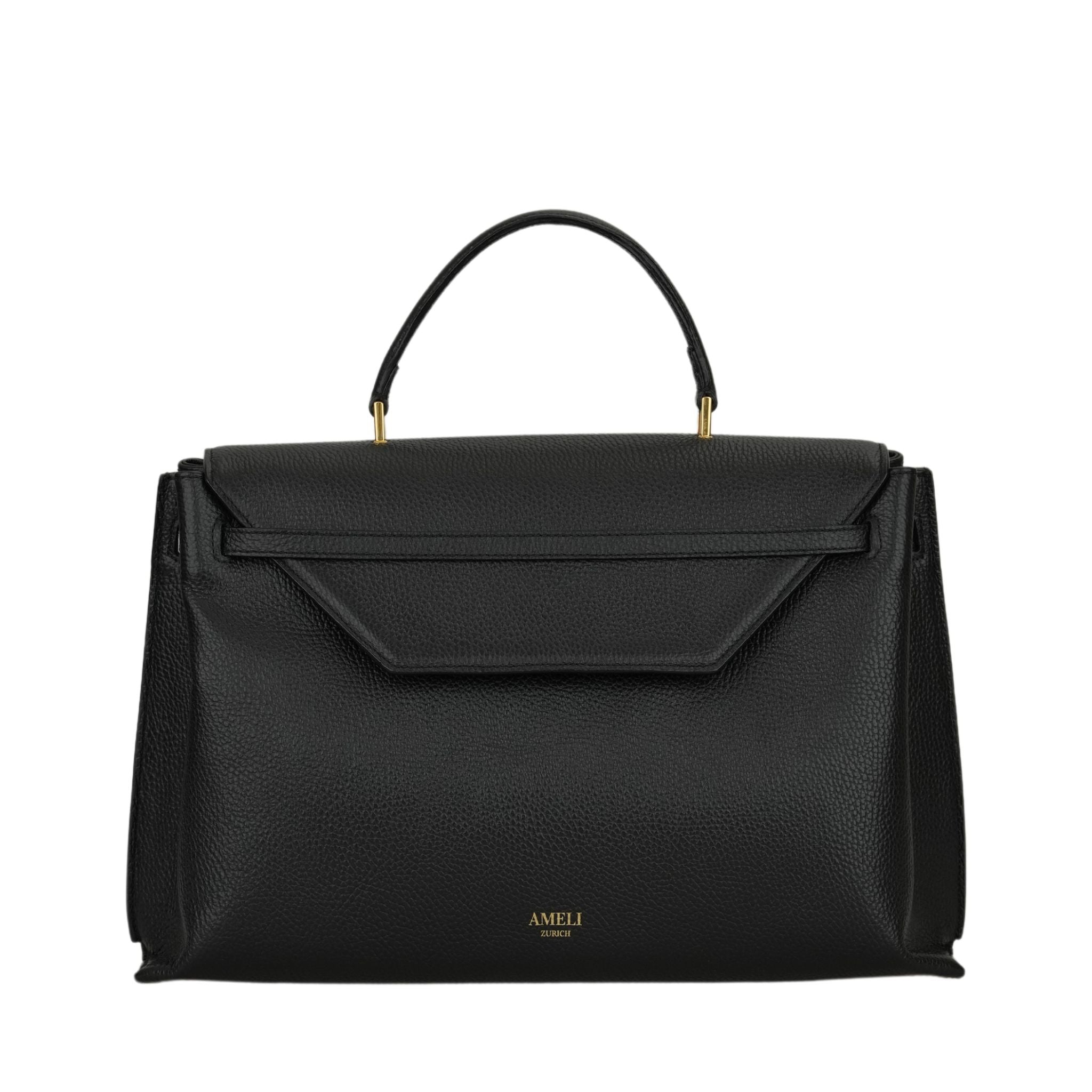 AMELI Zurich | VIADUKT WORK 24 | Black | Soft Grain Leather | Front