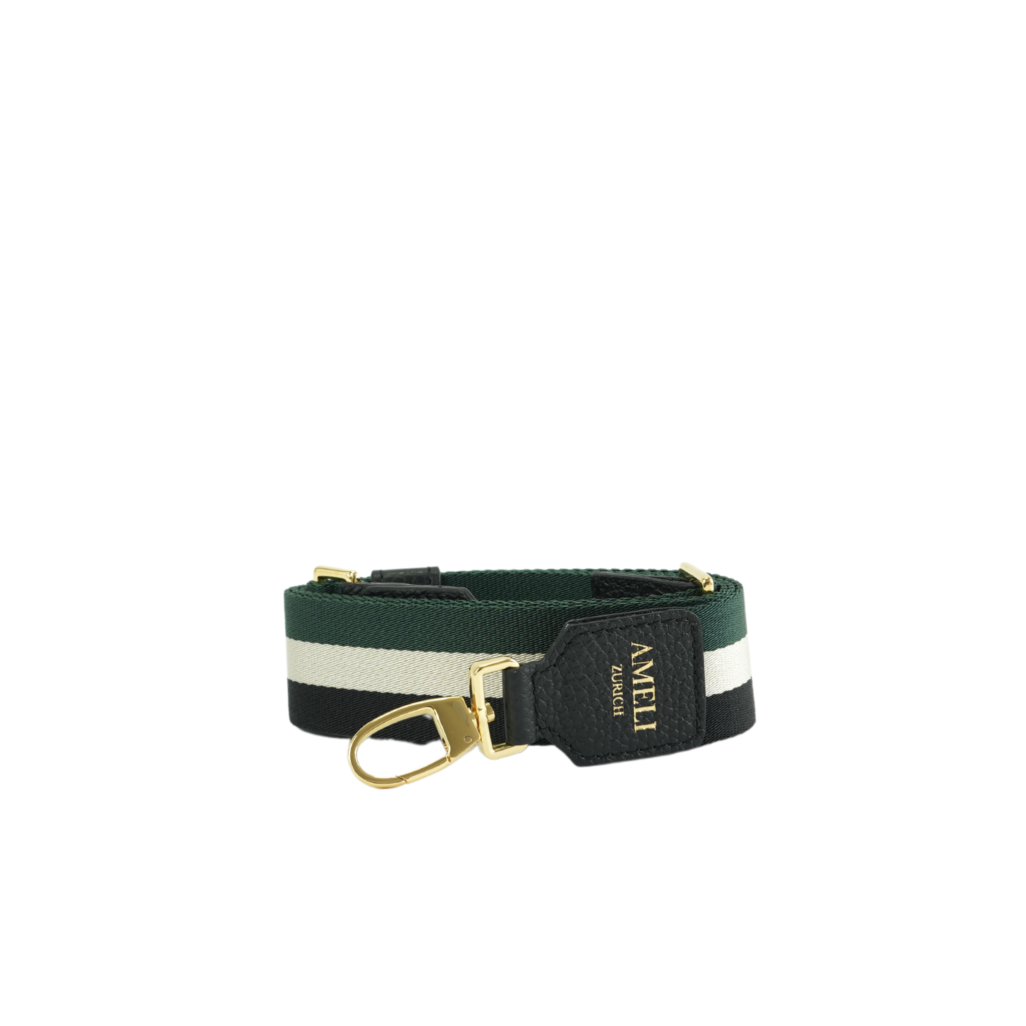 AMELI Zurich | Adjustable strap | Dark Green | Soft Grain Leather