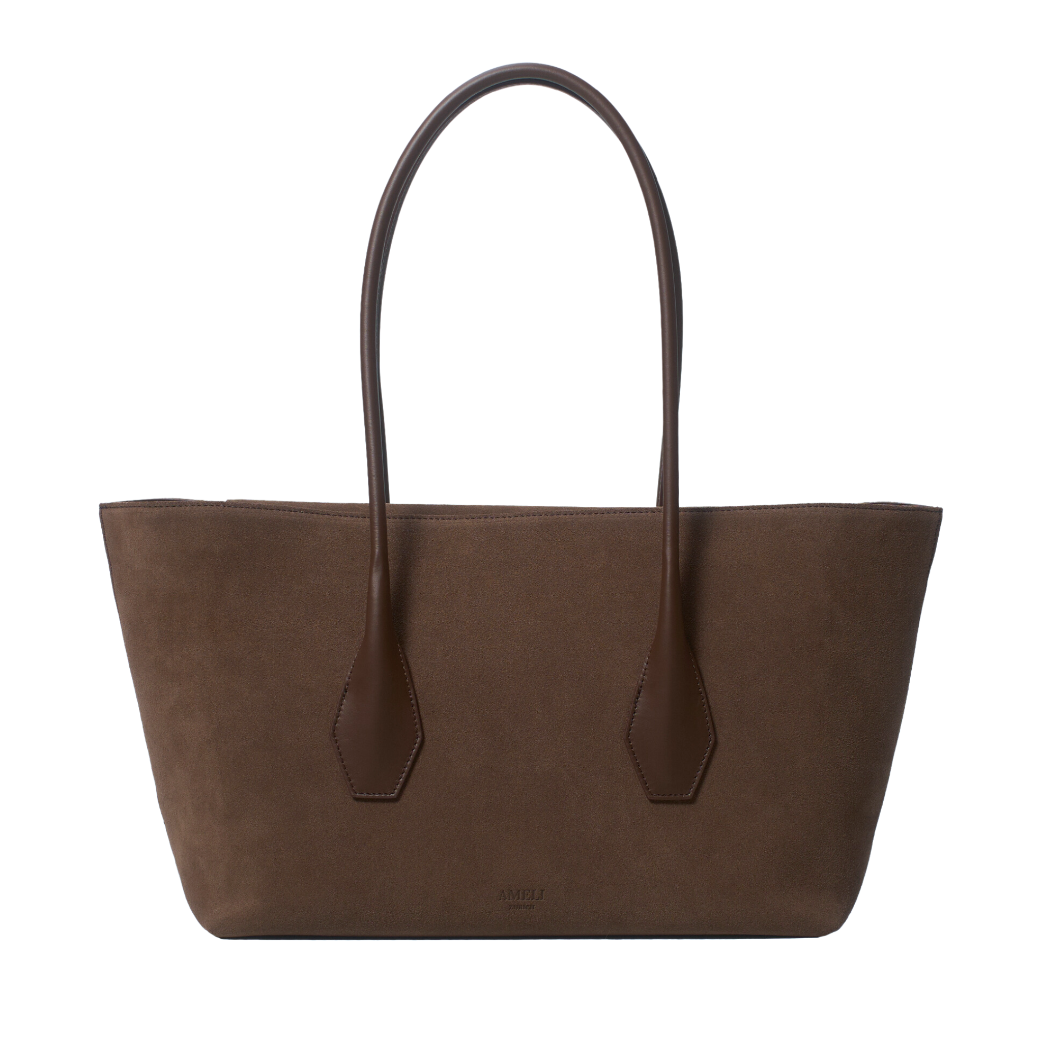 AMELI Zurich | IDA | Dark Brown | Small Grain Leather | Front2