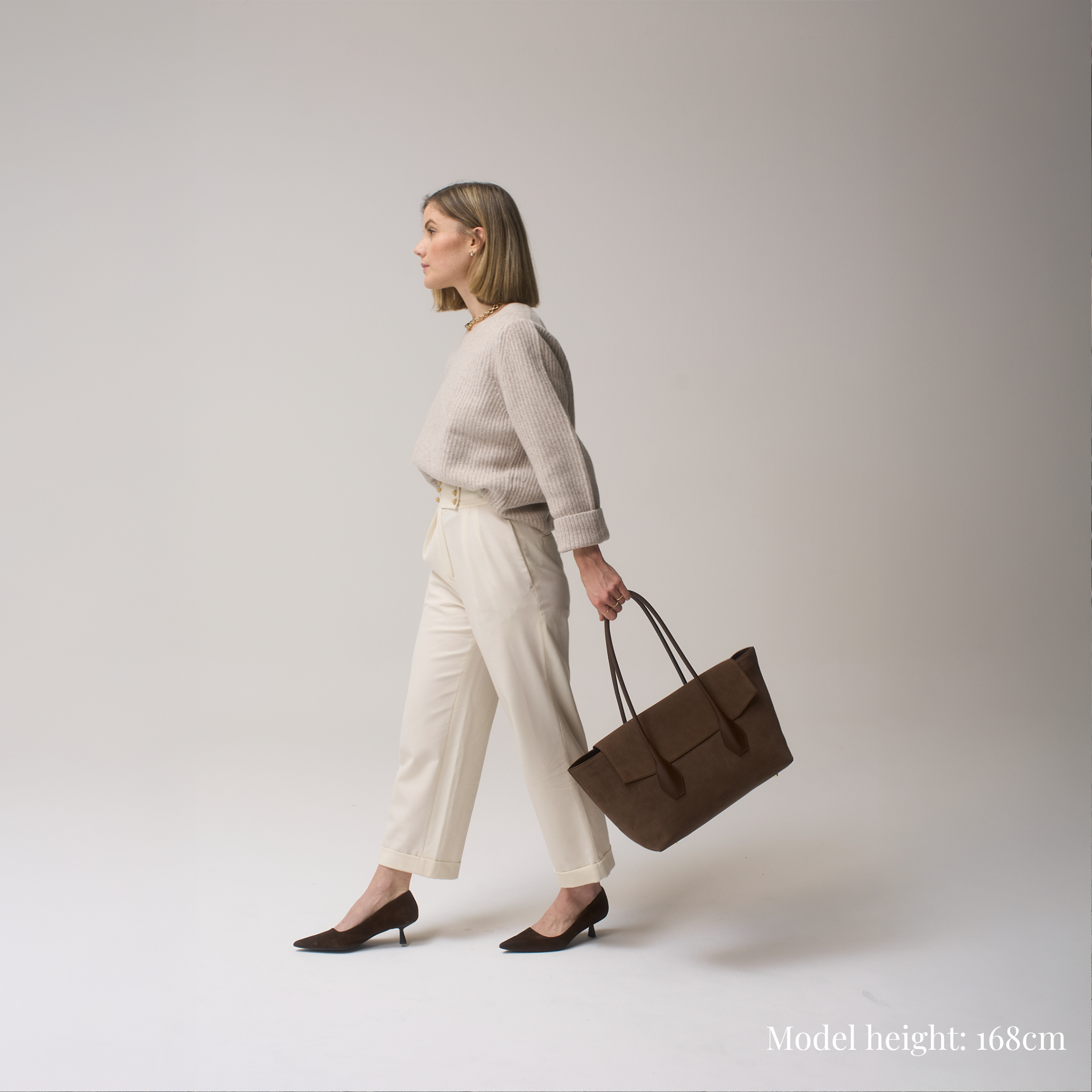 AMELI Zurich | IDA | Dark Brown | Small Grain Leather | Model