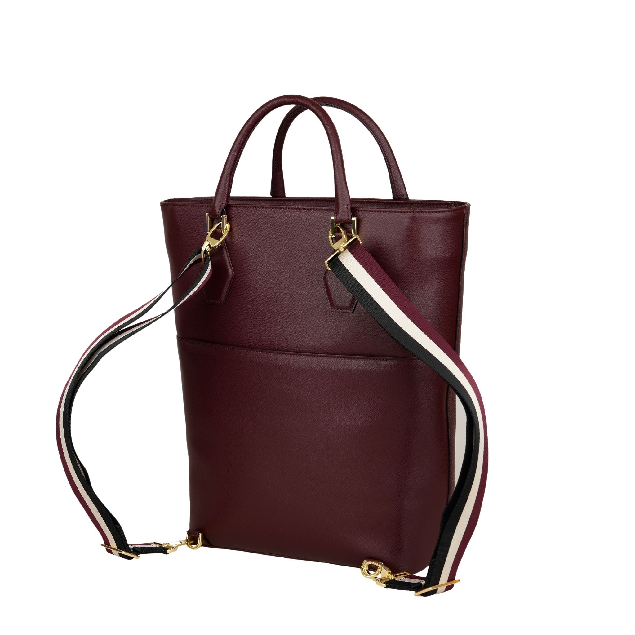 AMELI Zurich | ODEON | Merlot Red | Pebbled Leather | Back