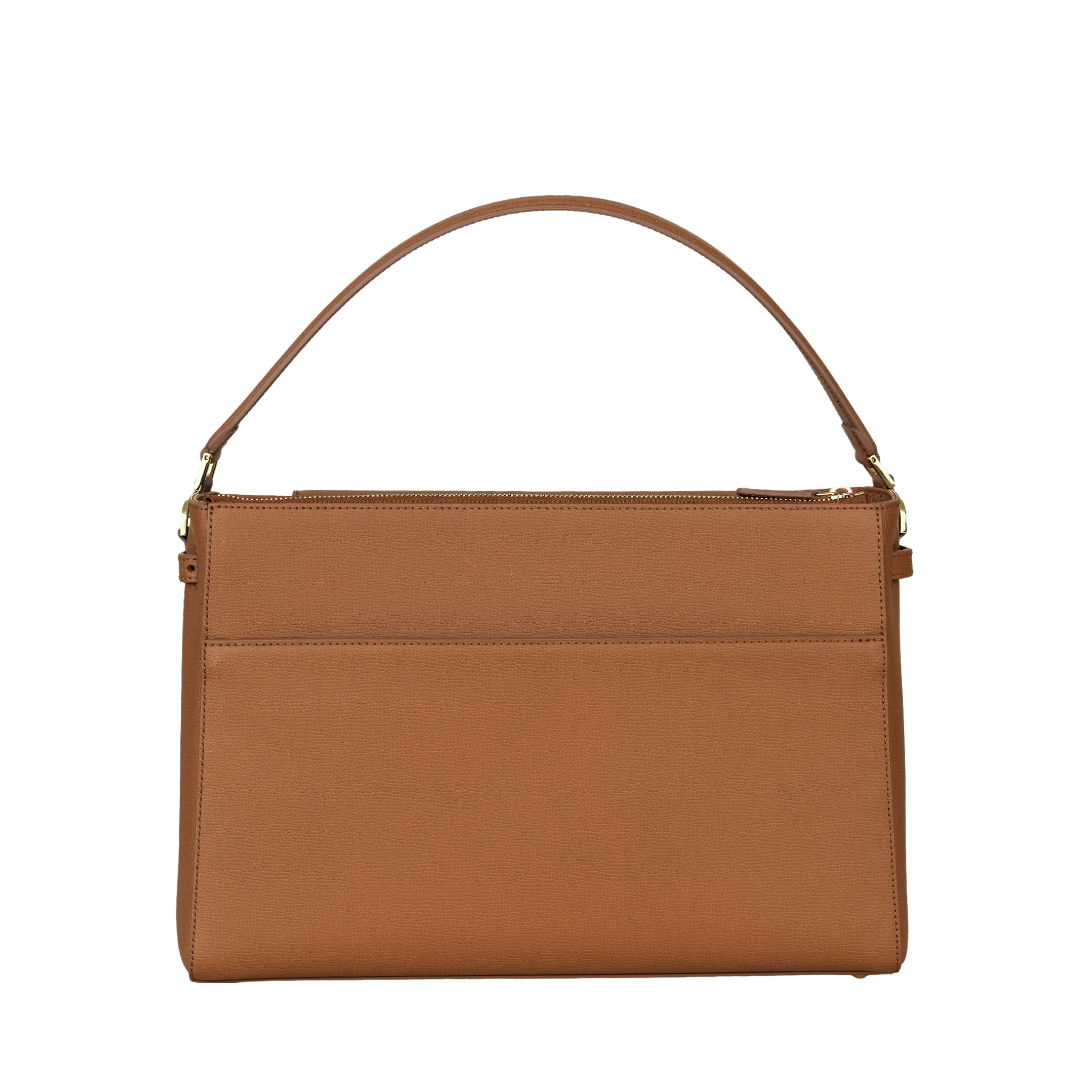 AMELI Zurich | SEEFELD | Cognac | Pebbled Leather | Back