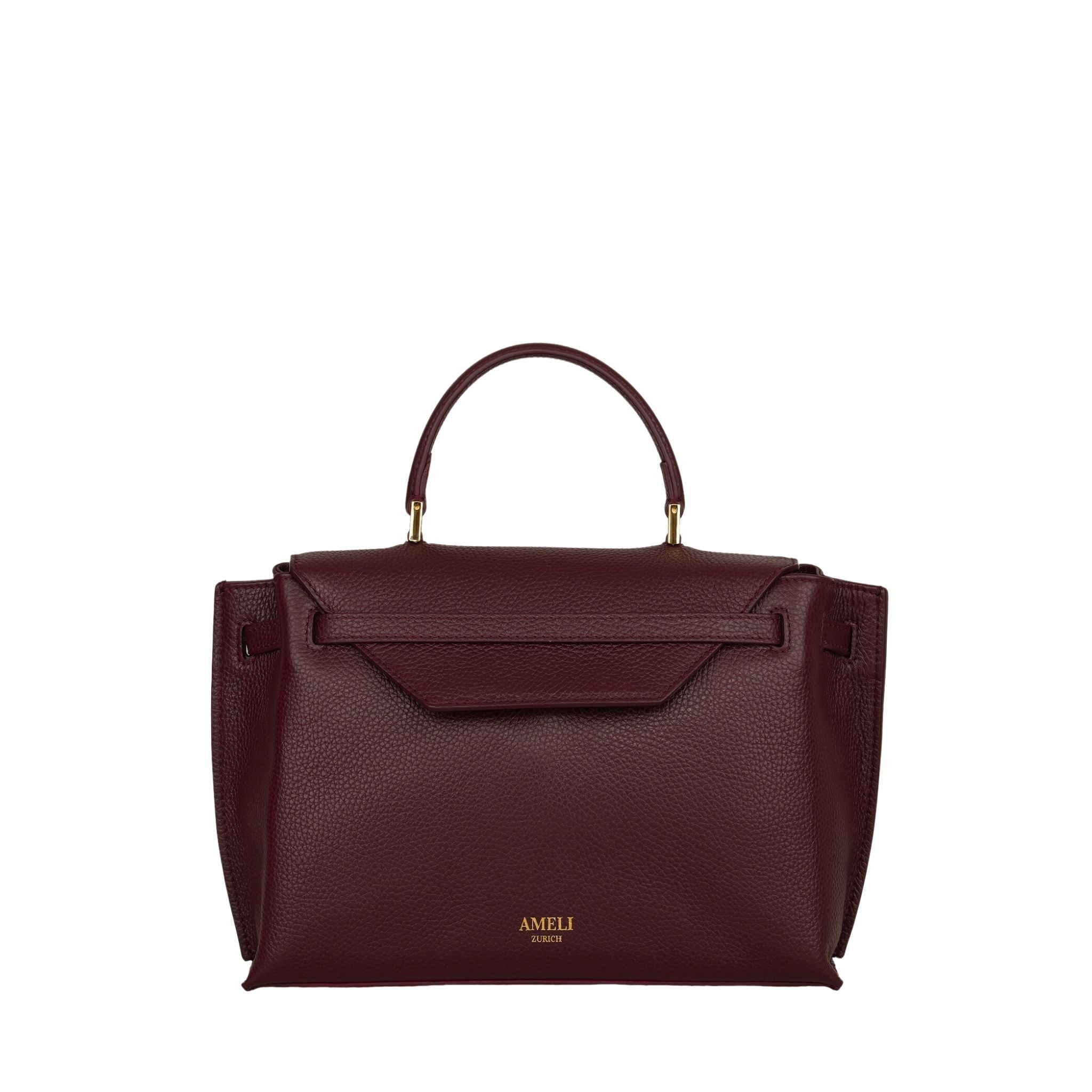 AMELI Zurich | VIADUKT | Maroon Red | Dollarino Leather | Front - Wide