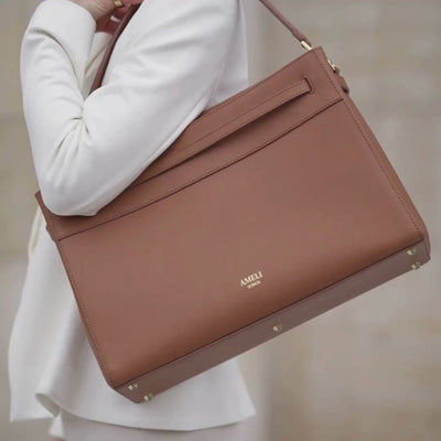 AMELI Zurich | SEEFELD | Cognac | Pebbled Leather | Video